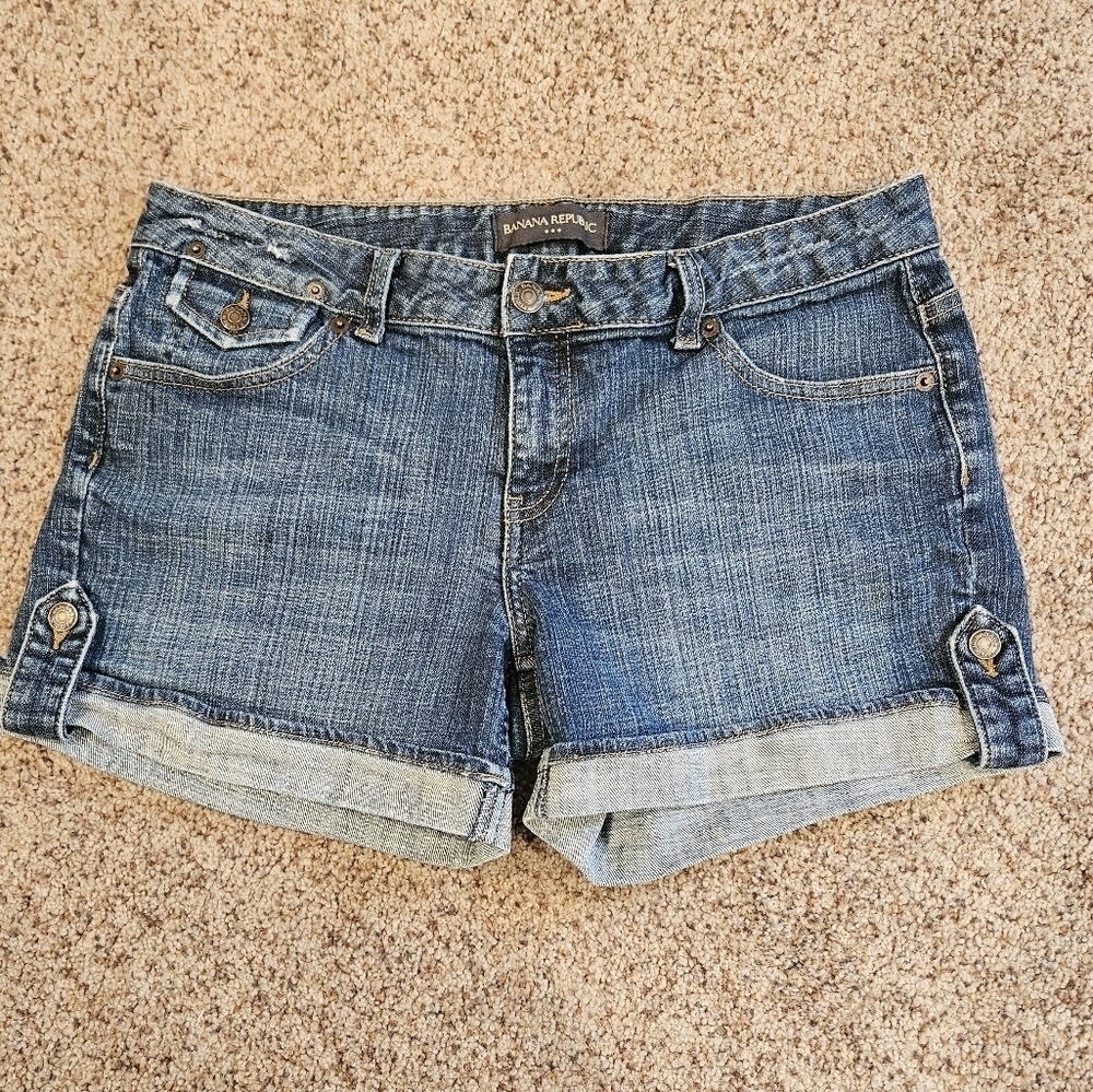 Banana Republic Blue Jean Shorts